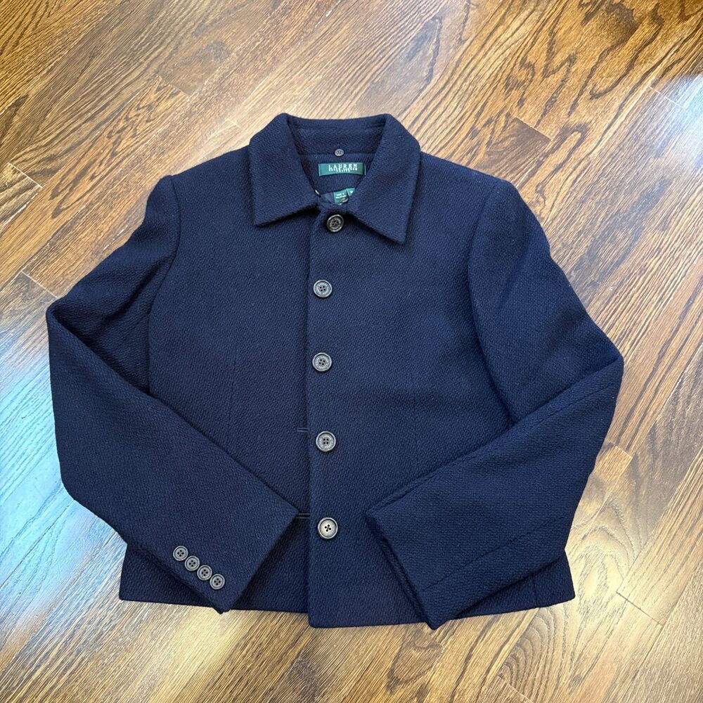 Lauren Ralph Lauren, Navy Jacket, Women's Petite 6P, GUC
